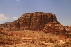Ruins at the central part of Petra